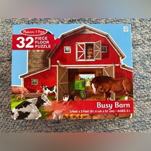 Melissa & Doug Busy Barn Red Puzzle